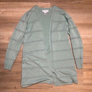 🌿 Christopher & Banks Petite Small Open-Front Cardigan 🌿